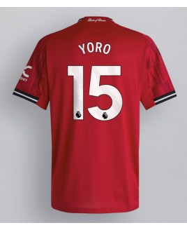 Günstige Manchester United Leny Yoro #15 Heimtrikot 2025-26 Kurzarm